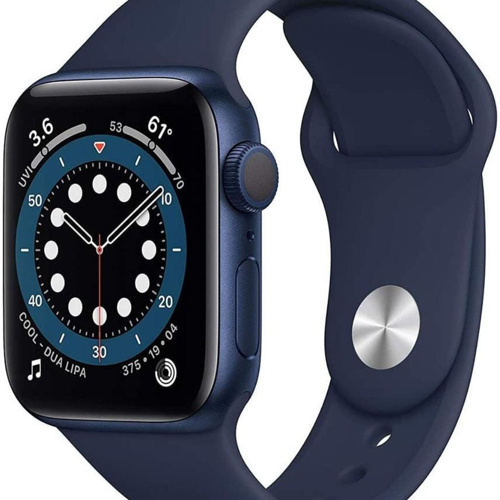 Renewed Apple Watch Series 6, 44mm - Gps & Cellular With Deep Navy Sport Band